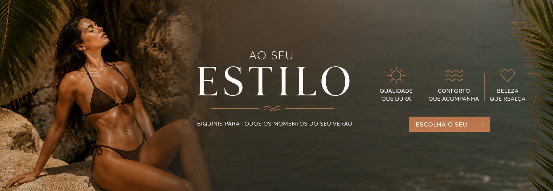 Caimento perfeito, cores de verão.